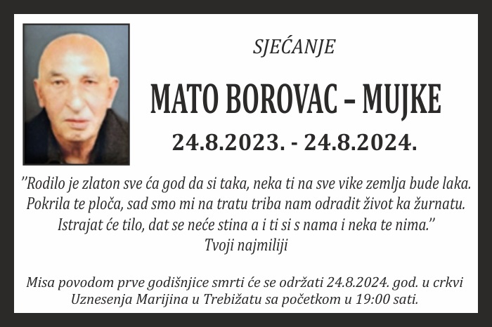 Mato Borovac –  Mujke