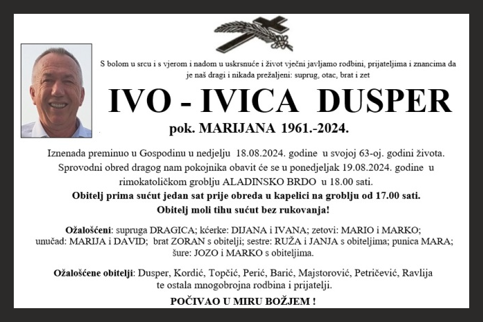 Ivo – Ivica  Dusper