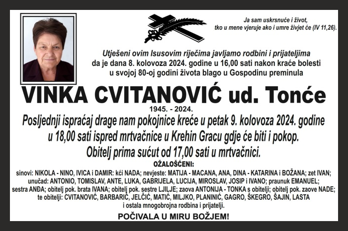 Vinka  Cvitanović