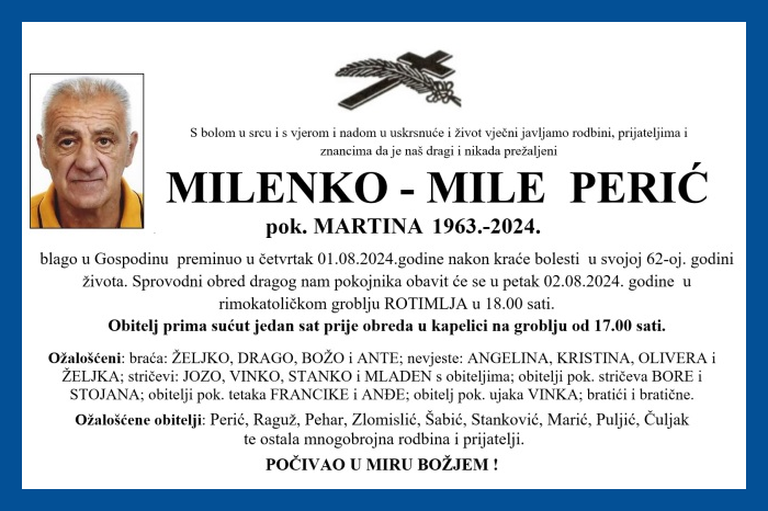 Milenko – Mile  Perić