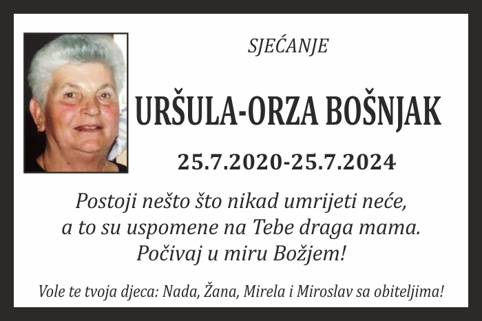 Uršula – Orza  Bošnjak