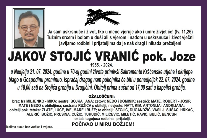 Jakov Stojić  Vranić