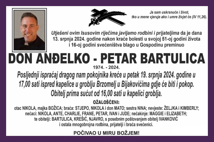 Don Anđelko – Petar  Bartulica