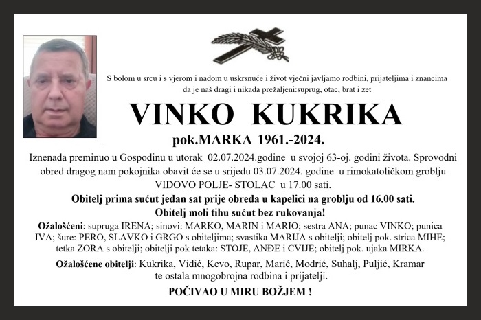 Vinko  Kukrika