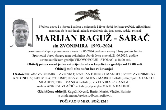 Marijan Raguž –  Sarač