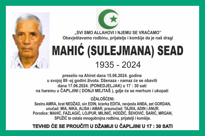 Mahić  Sead