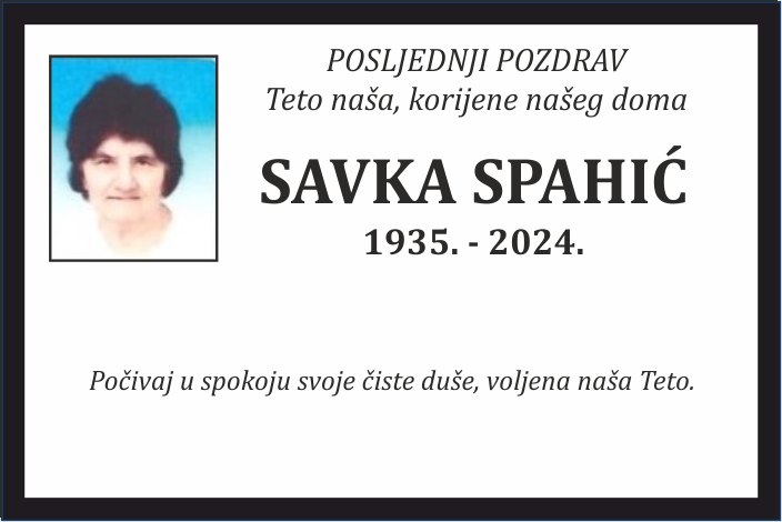 Savka  Spahic