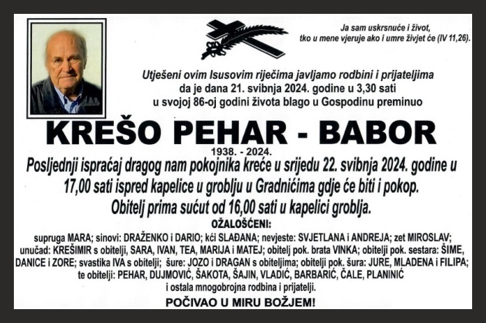 Krešo Pehar –  Babor