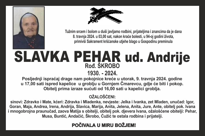 Slavka  Pehar