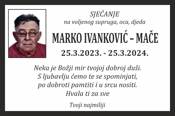 Marko Ivanković –  Mače