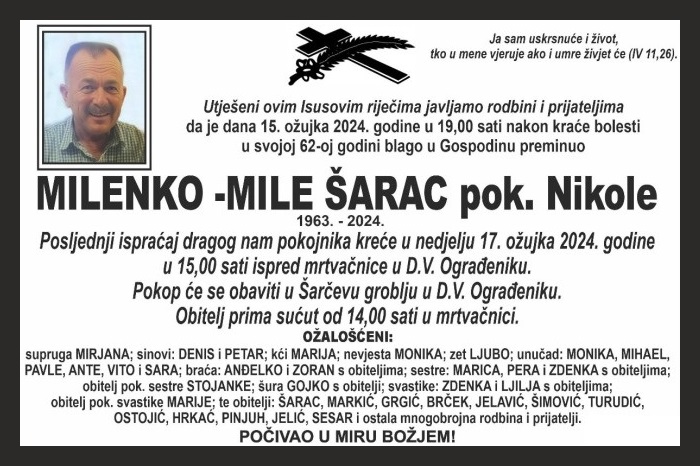 Milenko – Mile  Šarac
