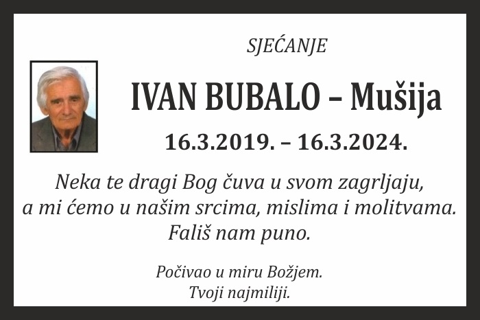 Ivan Bubalo –  Mušija