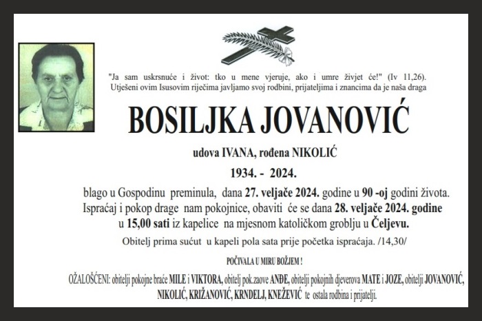 Bosiljka  Jovanović