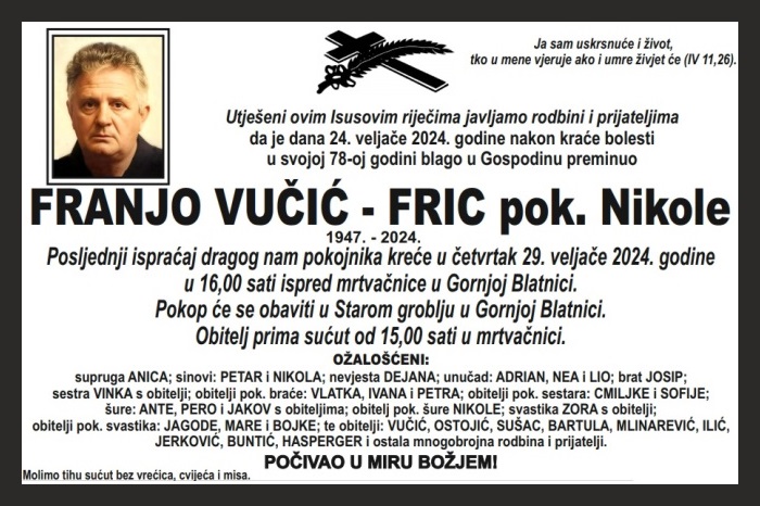 Franjo Vučić –  Fric
