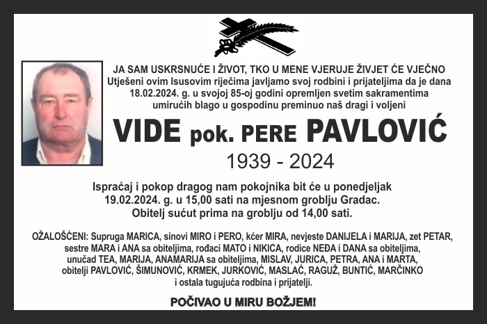 Vide  Pavlović