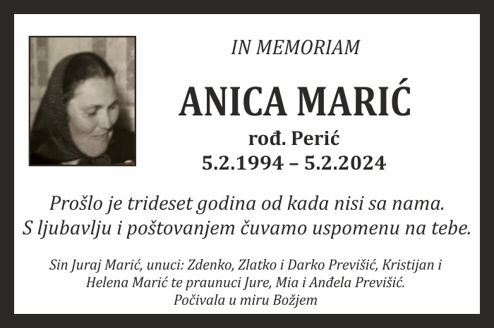 Anica  Marić