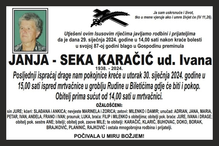 Janja – Seka  Karačić