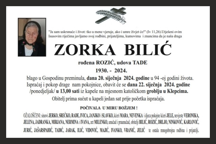 Zorka  Bilić