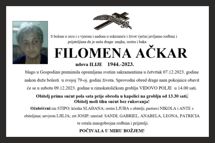 Filomena  Ačkar