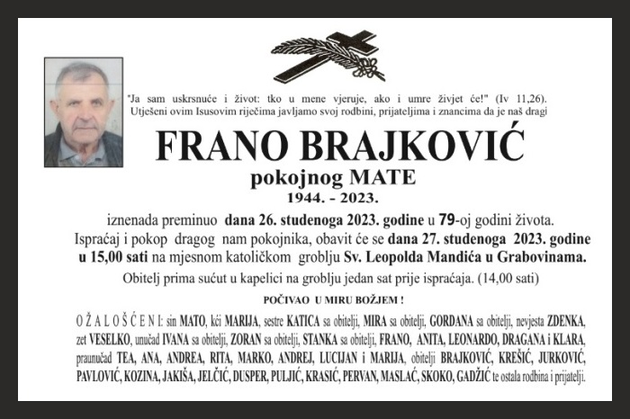 Frano  Brajković