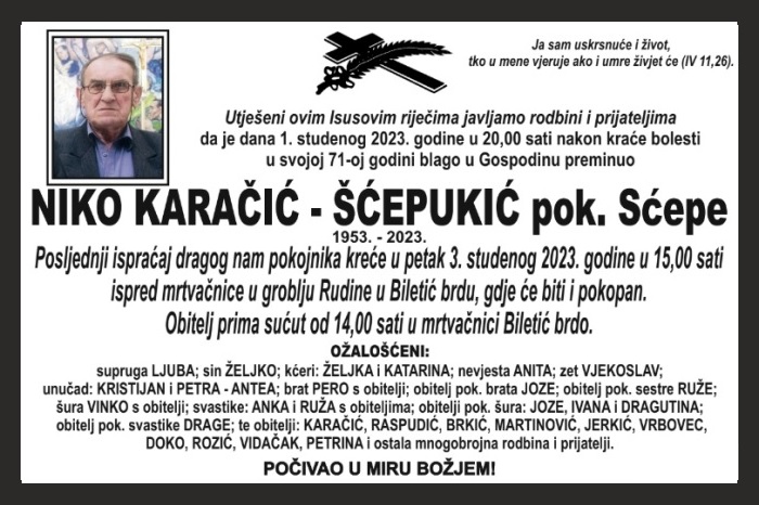 Niko Karačić –  Šćepukić