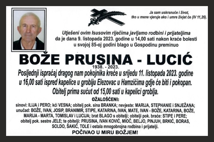 Bože Prusina –  Lucić