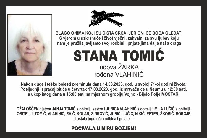 Stana  Tomić