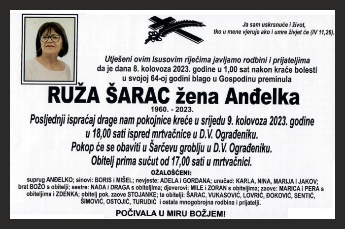 Ruža  Šarac