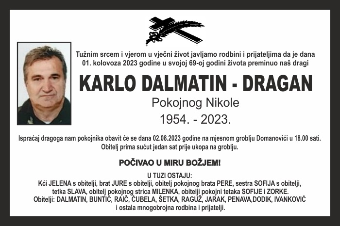 Karlo Dalmatin –  Dragan