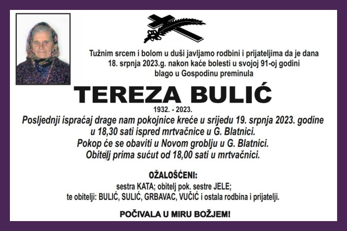 Tereza  Bulić