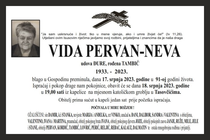 Vida Pervan –  Neva