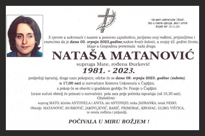 Nataša  Matanović