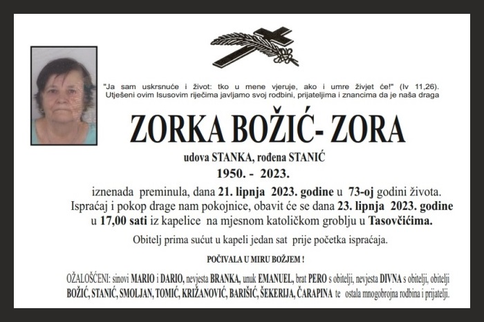 Zorka Božić –  Zora