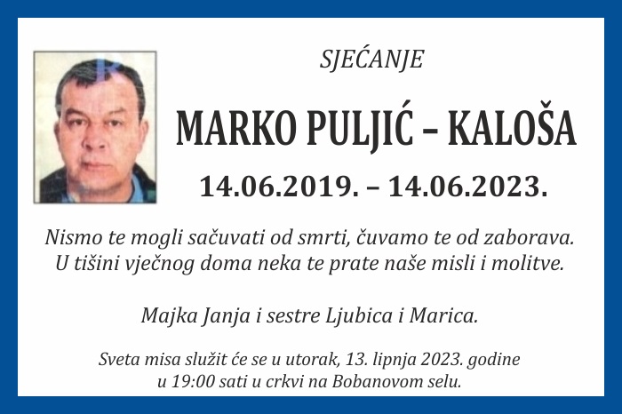 Marko Puljić –  Kaloša