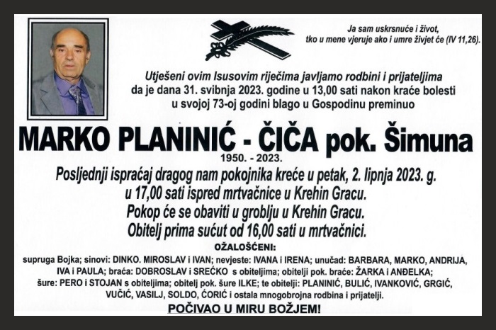 Marko Planinić –  Čiča