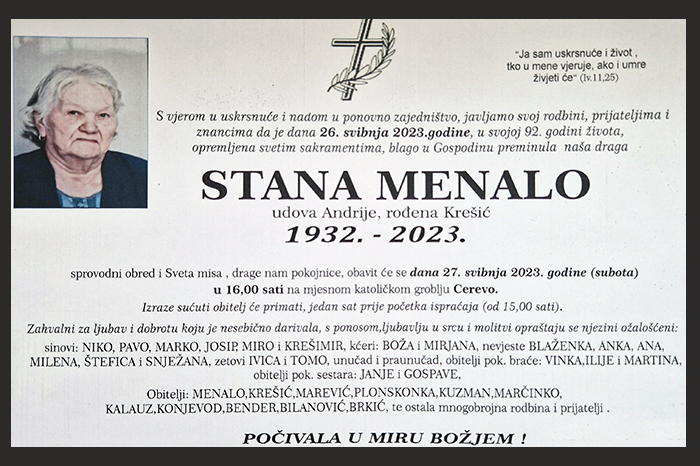 Stana  Menalo
