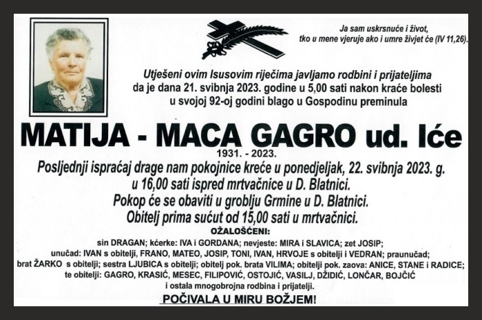 Matija – Maca  Gagro