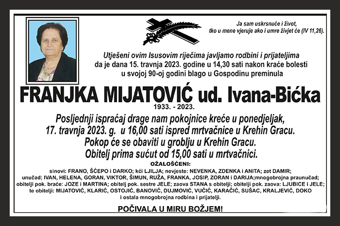 Franjka  Mijatović