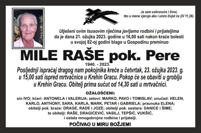 Mile  Raše