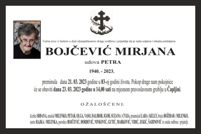 Bojčević  Mirjana