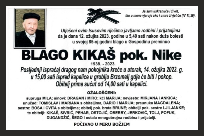 Blago  Kikaš