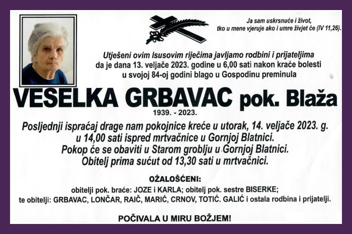 Veselka  Grbavac
