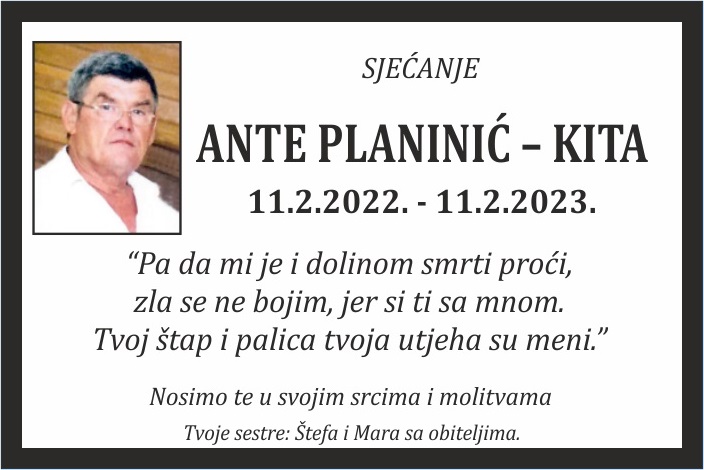 Ante Planinić –  Kita