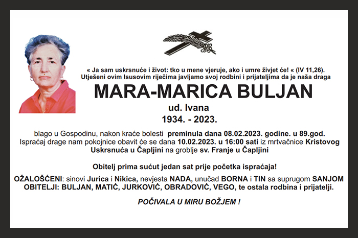 Mara – Marica  Buljan