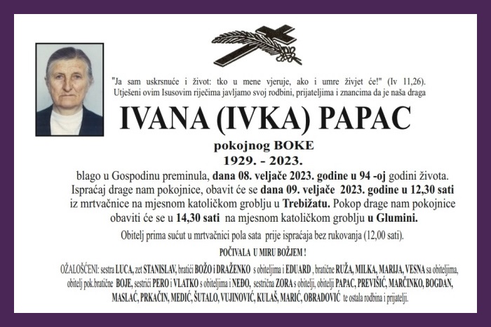 Ivana (Ivka)  Papac