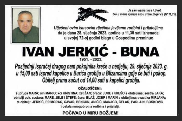 Ivan Jerkić –  Buna