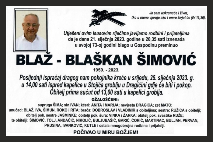 Blaž – Blaškan  Šimović