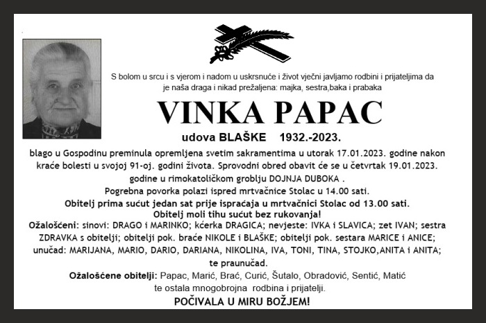Vinka  Papac