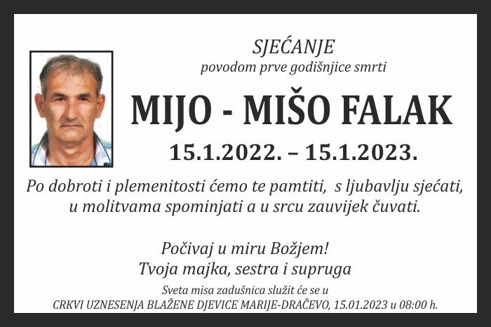 Mijo – Mišo  Falak