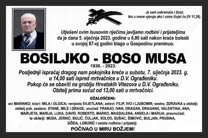 Bosiljko – Boso  Musa